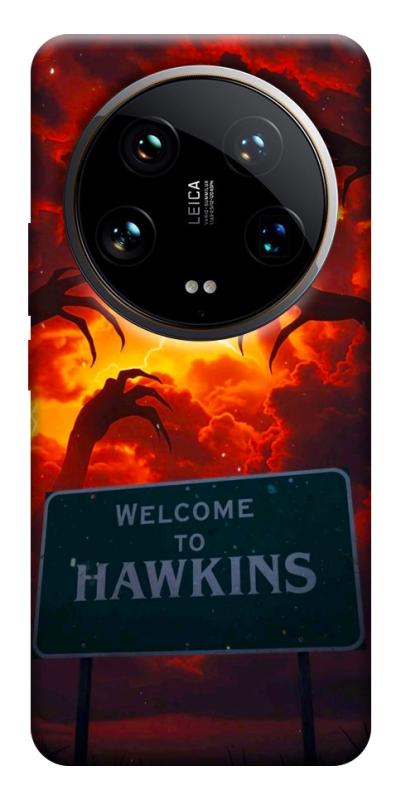 Чехол itsPrint Welcome to hawkins для Xiaomi 14 Ultra, хоррор, купить оптом с доставкой