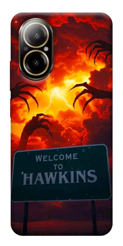 Чехол itsPrint Welcome to hawkins для Realme C67 4G, хоррор, купить оптом с доставкой