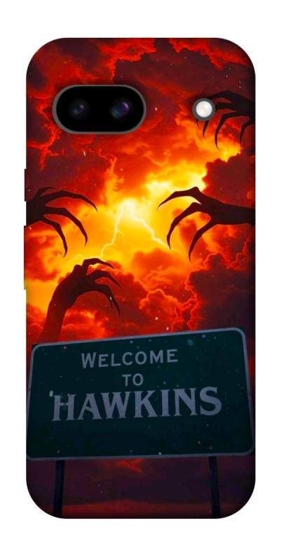 Чехол itsPrint Welcome to hawkins для Google Pixel 8a, хоррор, купить оптом с доставкой