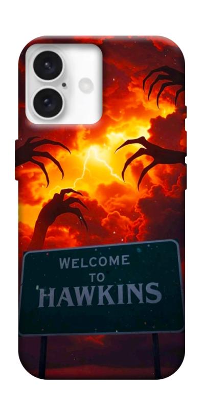 Чехол itsPrint Welcome to hawkins для Apple iPhone 16 Plus (6.7"), хоррор, купить оптом с доставкой