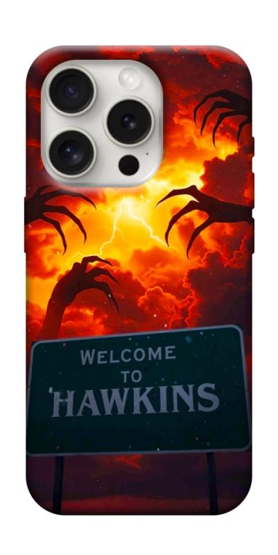 Чехол itsPrint Welcome to hawkins для Apple iPhone 16 Pro Max (6.9"), хоррор, купить оптом с доставкой