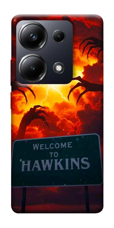 Чехол itsPrint Welcome to hawkins для Xiaomi Redmi 13 4G / Poco M6 4G, хоррор, купить оптом с доставкой