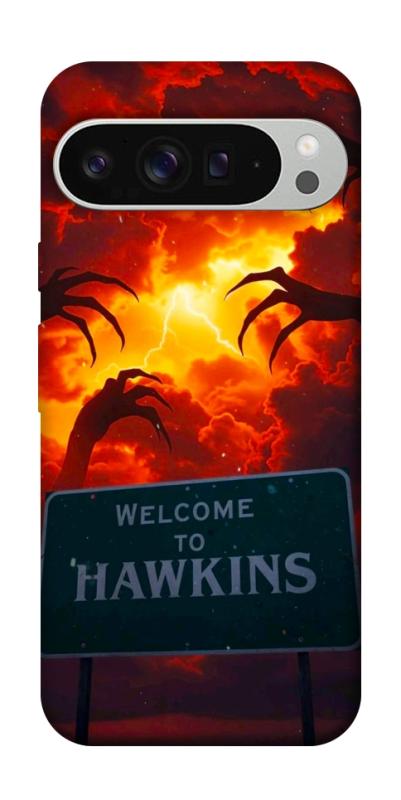 Чехол itsPrint Welcome to hawkins для Google Pixel 9 Pro XL, хоррор, купить оптом с доставкой