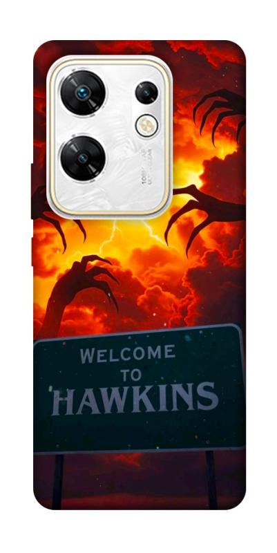Чехол itsPrint Welcome to hawkins для Infinix Zero 30 4G, хоррор, купить оптом с доставкой