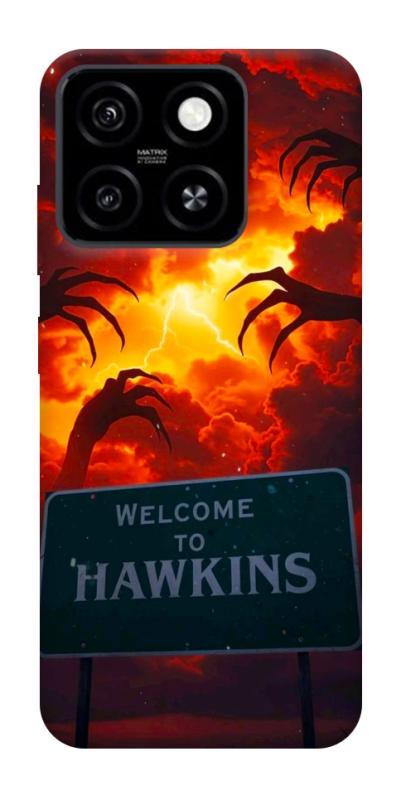 Чехол itsPrint Welcome to hawkins для ZTE Blade A55 4G, хоррор, купить оптом с доставкой
