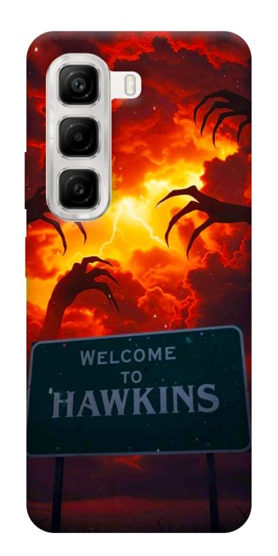 Чехол itsPrint Welcome to hawkins для Infinix Hot 50 4G, хоррор, купить оптом с доставкой