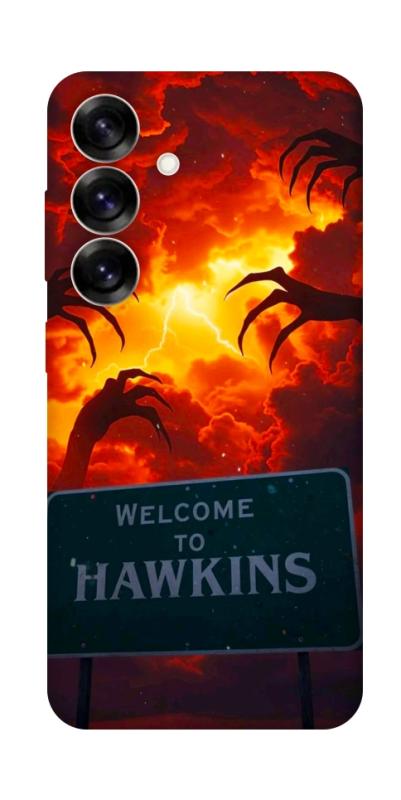 Чехол itsPrint Welcome to hawkins для Samsung Galaxy S25, хоррор, купить оптом с доставкой