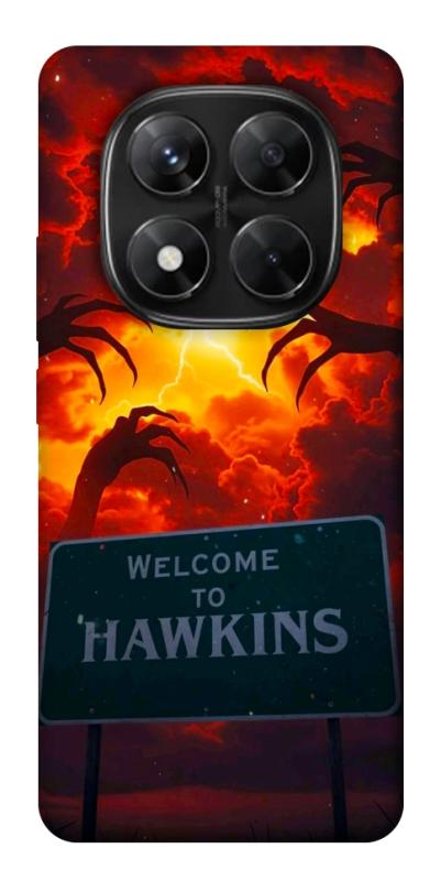 Чехол itsPrint Welcome to hawkins для Xiaomi Redmi Note 14 Pro 5G, хоррор, купить оптом с доставкой