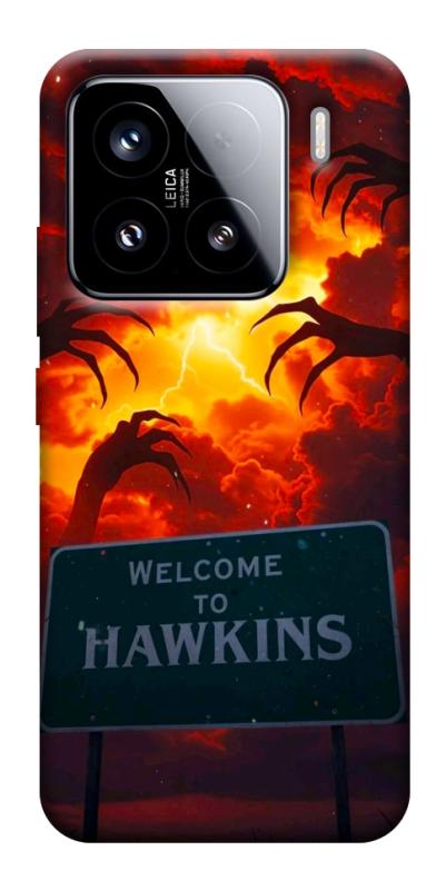 Чехол itsPrint Welcome to hawkins для Xiaomi 15, хоррор, купить оптом с доставкой