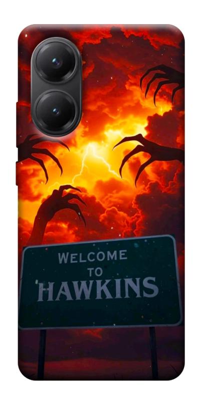 Чехол itsPrint Welcome to hawkins для Xiaomi Poco X7 Pro, хоррор, купить оптом с доставкой