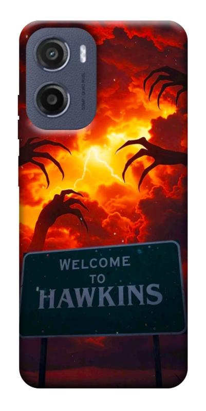 Чехол itsPrint Welcome to hawkins для Motorola Moto G05, хоррор, купить оптом с доставкой