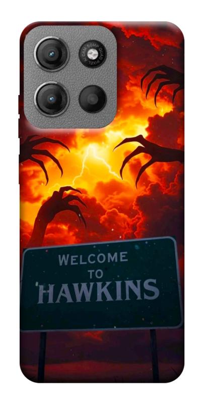 Чехол itsPrint Welcome to hawkins для Motorola Moto G15 4G, хоррор, купить оптом с доставкой