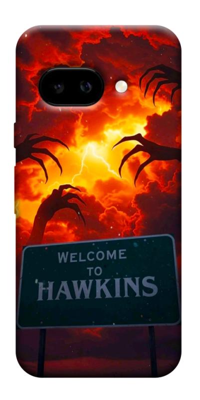 Чехол itsPrint Welcome to hawkins для Google Pixel 9a, хоррор, купить оптом с доставкой