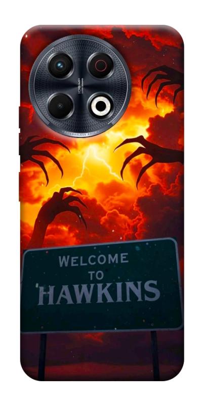 Чехол itsPrint Welcome to hawkins для TECNO Spark 30 Pro (KL7), хоррор, купить оптом с доставкой