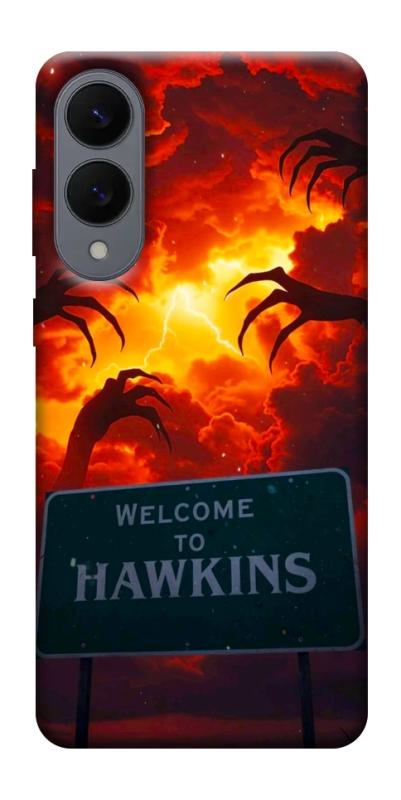 Чехол itsPrint Welcome to hawkins для Samsung Galaxy S25 Edge, хоррор, купить оптом с доставкой