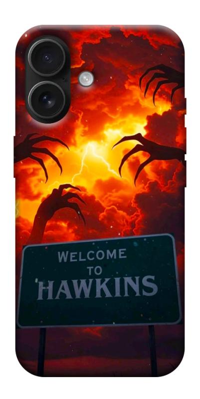 Чехол itsPrint Welcome to hawkins для Apple iPhone 17 (6.3"), хоррор, купить оптом с доставкой