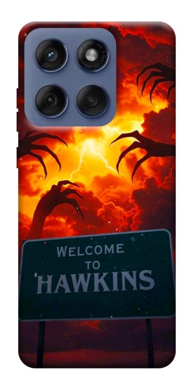 Чехол itsPrint Welcome to hawkins для Motorola Edge 60 Fusion, хоррор, купить оптом с доставкой