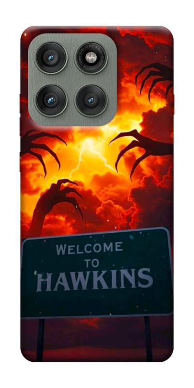 Чехол itsPrint Welcome to hawkins для Motorola Edge 60 Pro, хоррор, купить оптом с доставкой