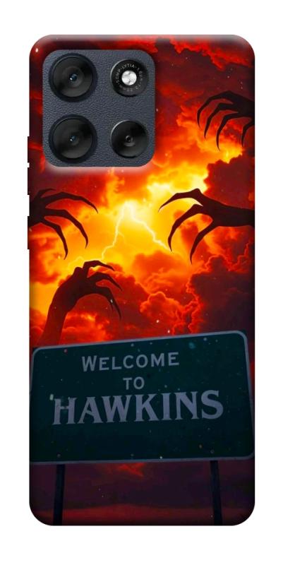 Чехол itsPrint Welcome to hawkins для Motorola Moto G56 5G, хоррор, купить оптом с доставкой