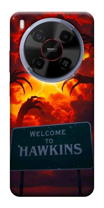 Чехол itsPrint Welcome to hawkins для ZTE Nubia V70 Max, хоррор, купить оптом с доставкой