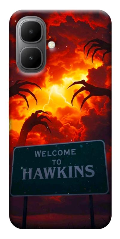 Чехол itsPrint Welcome to hawkins для Infinix Smart 10, хоррор, купить оптом с доставкой