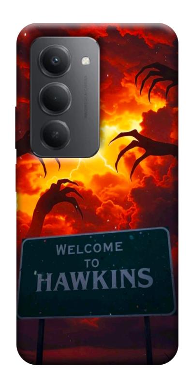 Чехол itsPrint Welcome to hawkins для Xiaomi Redmi 15 (Global), хоррор, купить оптом с доставкой