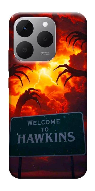 Чехол itsPrint Welcome to hawkins для Realme 15T, хоррор, купить оптом с доставкой