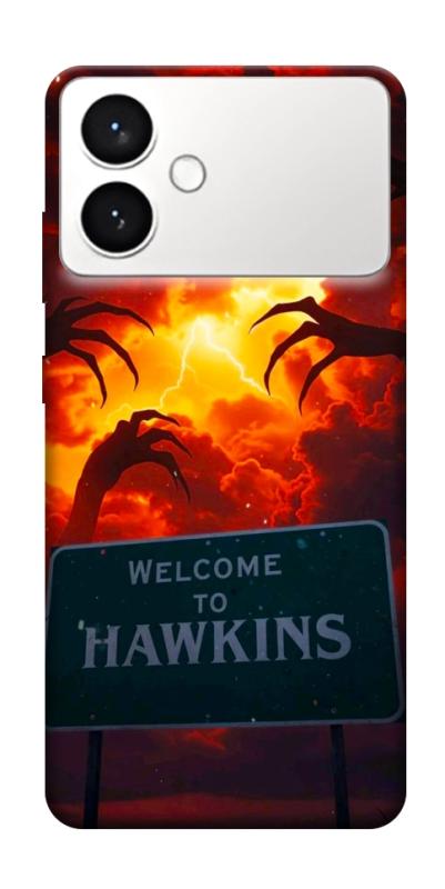 Чехол itsPrint Welcome to hawkins для Samsung Galaxy S26+, хоррор, купить оптом с доставкой