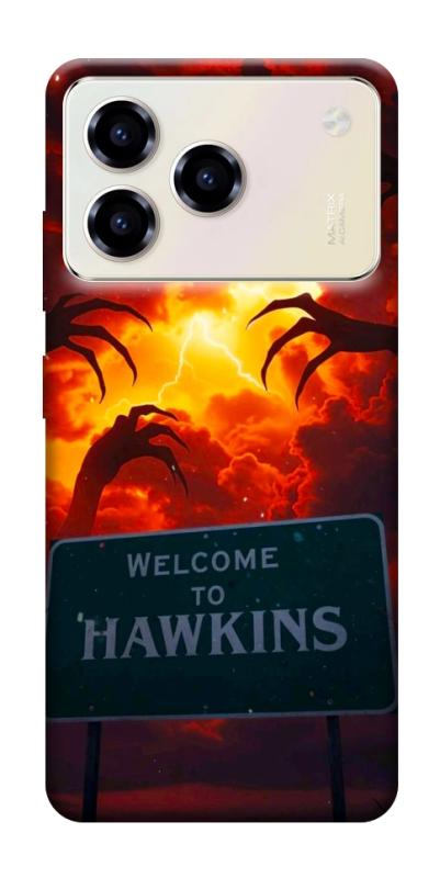 Чехол itsPrint Welcome to hawkins для ZTE Blade A76, хоррор, купить оптом с доставкой