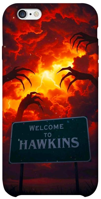 Чехол itsPrint Welcome to hawkins для Apple iPhone 6/6s (4.7"), хоррор, купить оптом с доставкой