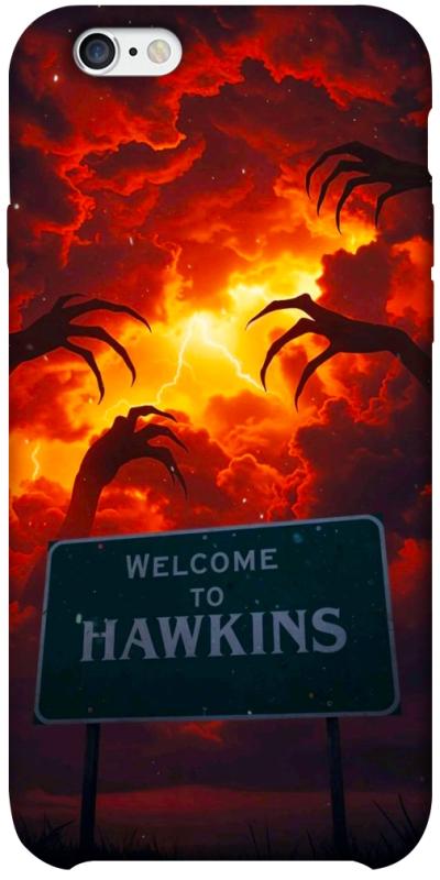 Чехол itsPrint Welcome to hawkins для Apple iPhone 6/6s plus (5.5"), хоррор, купить оптом с доставкой
