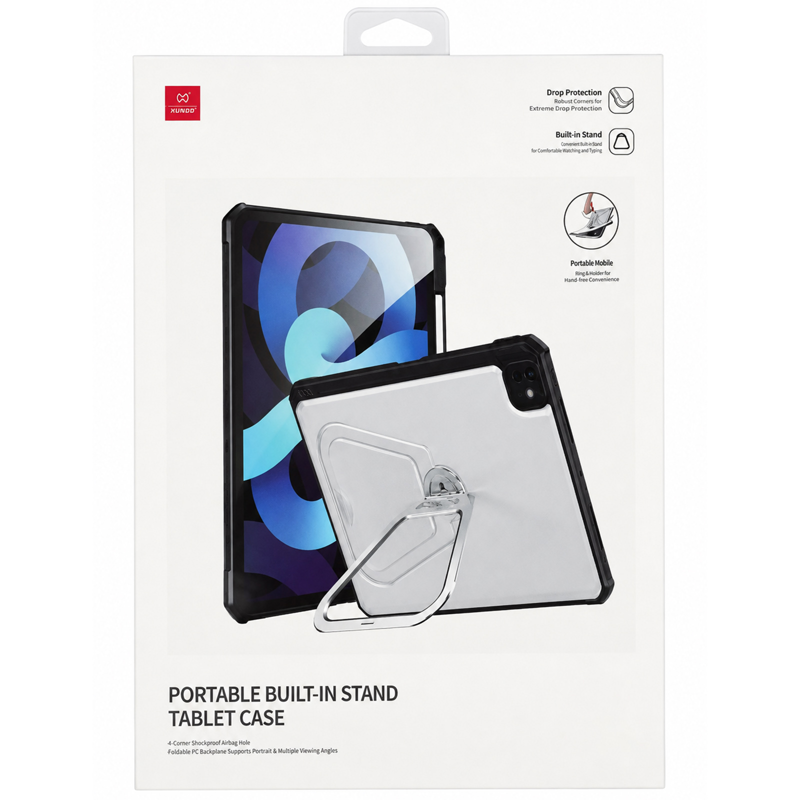 TPU+PC чохол Xundd 360 Rotate Stand (pen slot) для Apple iPad Pro 11" (2024-25) 1, TPU+PC, купити оптом з доставкою