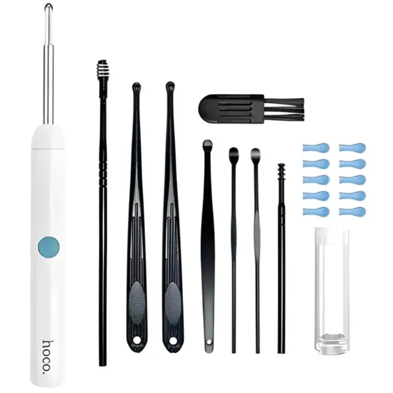 Отоскоп для чистки ушей з камерою Hoco HP65 Ears cleaning, White, купити оптом з доставкою