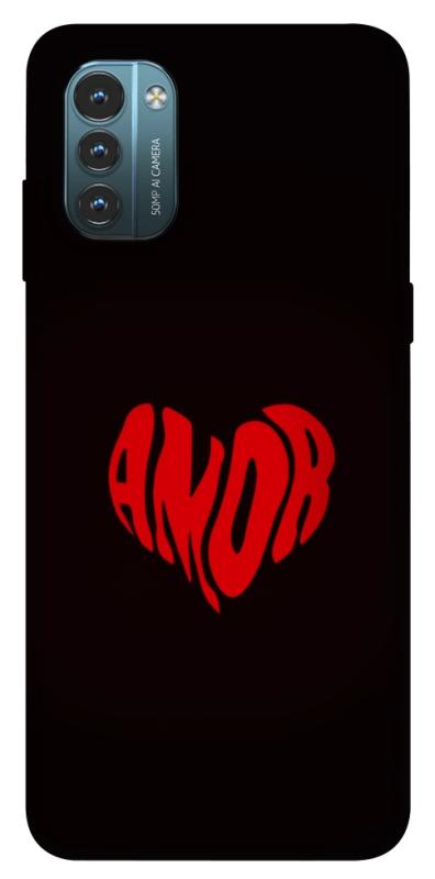 Чехол itsPrint Amor heart для Nokia G21, любовь, купить оптом с доставкой