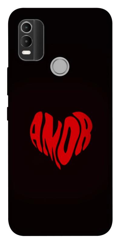 Чехол itsPrint Amor heart для Nokia C21 Plus, любовь, купить оптом с доставкой
