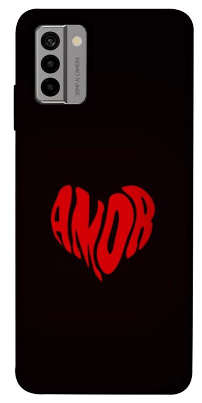 Чехол itsPrint Amor heart для Nokia G22, любовь, купить оптом с доставкой