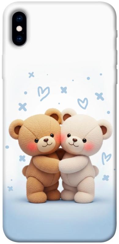 Чехол itsPrint Bear love для Apple iPhone XS Max (6.5"), любовь, купить оптом с доставкой