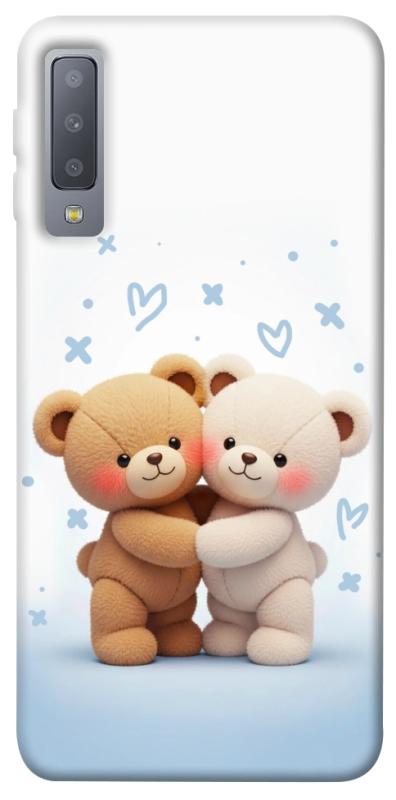Чохол itsPrint Bear love для Samsung A750 Galaxy A7 (2018), кохання, купити оптом з доставкою