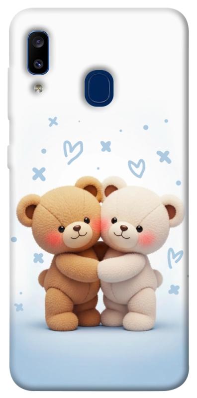 Чехол itsPrint Bear love для Samsung Galaxy A20 / A30, любовь, купить оптом с доставкой