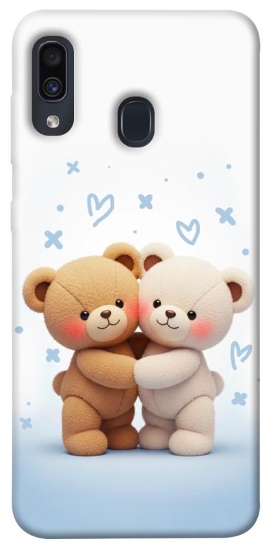 Чехол itsPrint Bear love для Samsung Galaxy A20 / A30, любовь, купить оптом с доставкой
