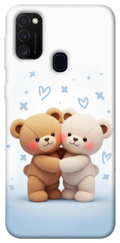 Чехол itsPrint Bear love для Samsung Galaxy M30s / M21, любовь, купить оптом с доставкой