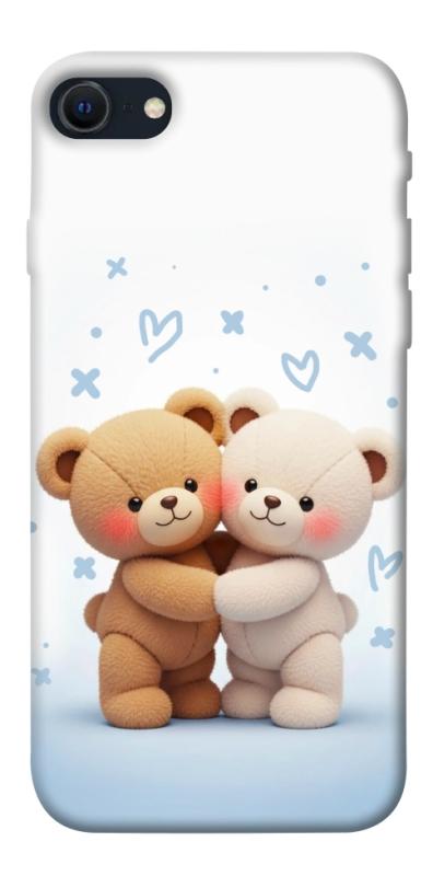 Чехол itsPrint Bear love для Apple iPhone SE (2020), любовь, купить оптом с доставкой