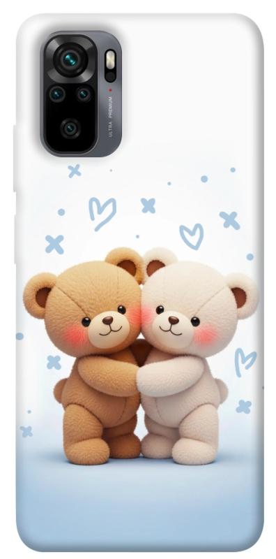 Чехол itsPrint Bear love для Xiaomi Redmi Note 10 / Note 10s, любовь, купить оптом с доставкой