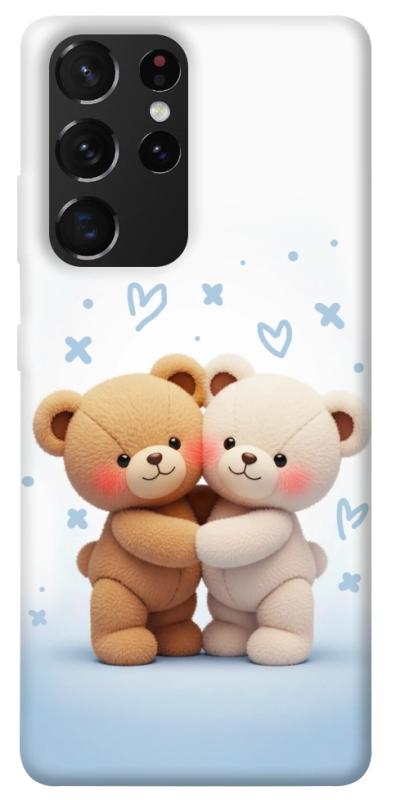 Чехол itsPrint Bear love для Samsung Galaxy S21 Ultra, любовь, купить оптом с доставкой