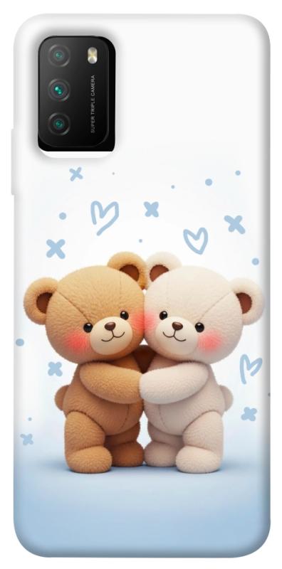 Чехол itsPrint Bear love для Xiaomi Poco M3, любовь, купить оптом с доставкой