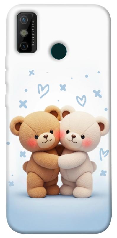 Чехол itsPrint Bear love для TECNO Spark 6 Go, любовь, купить оптом с доставкой