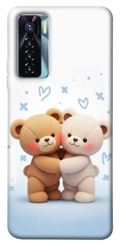 Чехол itsPrint Bear love для TECNO Camon 17 Pro, любовь, купить оптом с доставкой