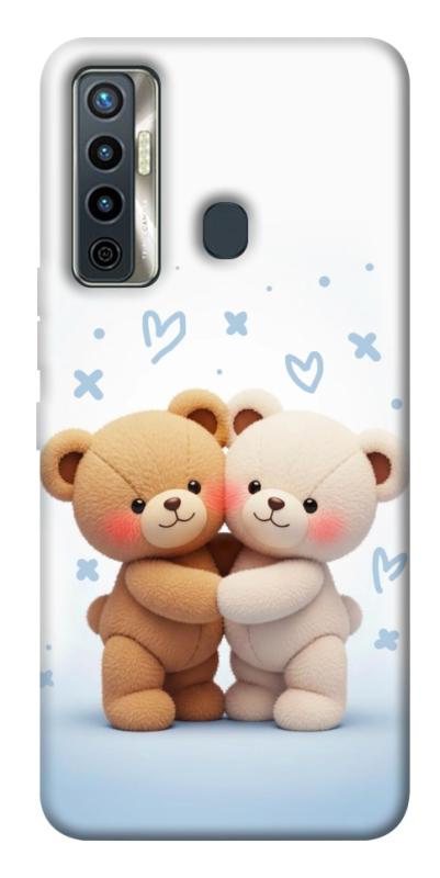 Чохол itsPrint Bear love для TECNO Camon 17 Pro, кохання, купити оптом з доставкою