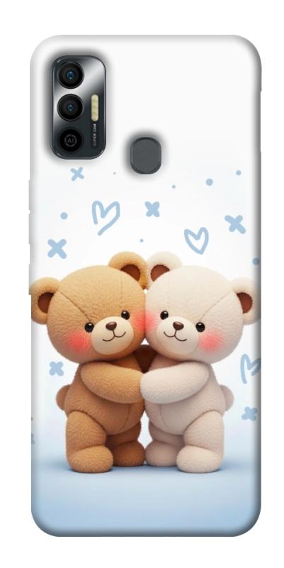 Чехол itsPrint Bear love для TECNO Spark 7, любовь, купить оптом с доставкой