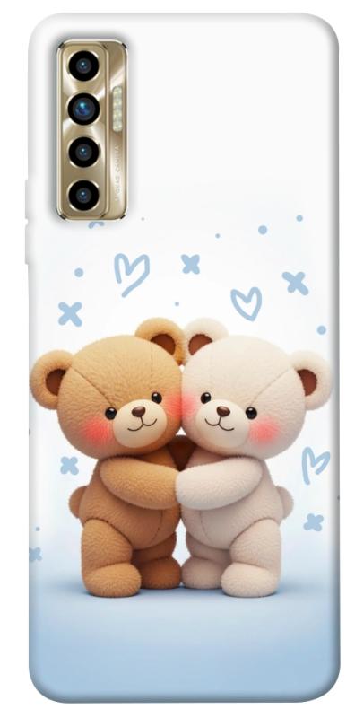 Чехол itsPrint Bear love для TECNO Camon 17P, любовь, купить оптом с доставкой